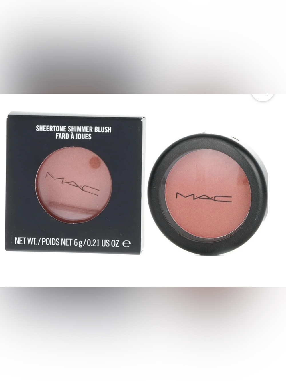 MAC Sheertone Shimmer Blush Peachtwist NWB
